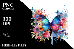 Butterfly Splash, Transparent PNG Product Image 2