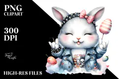 Energetic Baby Bunny, Transparent PNG Product Image 2