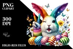 Easter Bunny Winking PNG Product Image 2