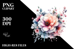 Flower V Painting, Transparent PNG Product Image 2