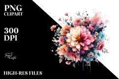 Flower V Painting, Transparent PNG Product Image 2
