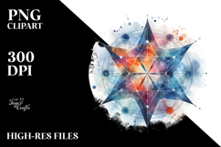 Celestial Star Abstract Illustration | Clipart Product Image 2