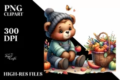 Colorful Quirky Autumn Vegetables | Clipart Product Image 1