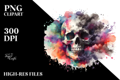 Grunge Skull, Transparent PNG Product Image 2