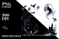 Eerie Halloween Echoes | Clipart Product Image 3