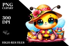 Cuddling Blanket Baby Bee PNG Product Image 2