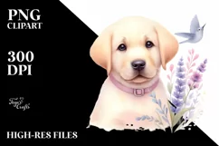 Labrador Retriever Pastel Art | Sublimation | Clipart Product Image 1