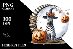 Watercollor Macaw Dressed for Halloween Product Image 2