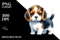 Expressive Baby Beagle, PNG Product Image 2