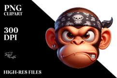 Playful Monkey PNG Product Image 2