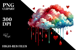 Cloud with Hearts, Transparent PNG Product Image 2