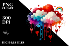Cloud with Hearts, Transparent PNG Product Image 2