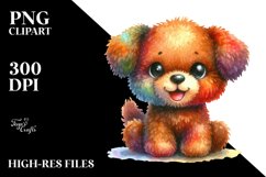 Colorful Vibrant Plush Dog Product Image 1