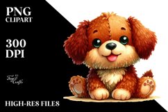 Colorful Vibrant Plush Dog Product Image 1