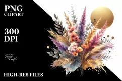 Colorful Bouquet with GOLD FOIL and Splash Product Image 3