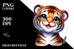 Baby Tiger Singer Look PNG Product Image 2