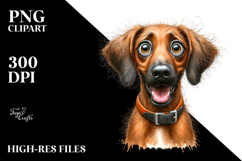 Watercolor Cute Rhodesian Ridgeback PNG Product Image 2