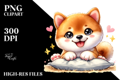Happy Cute Shiba Inu PNG Product Image 2
