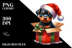 Colorful Doberman with Cool Haircut PNG Product Image 1