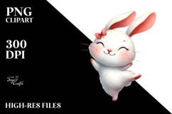 Funny Bunny Dancing Clipart Product Image 2