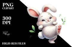 Funny Bunny Dancing Clipart Product Image 2