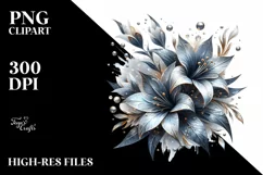 detailed Lobelia Art Clipart Product Image 1