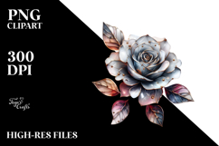 Material Rose Watercolor Splash PNG Product Image 2