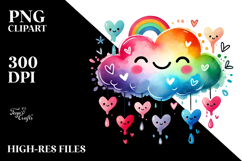 Colorful Digital Rainbow PNG Product Image 2