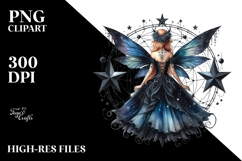 Gothic Fairy on Star PNG Product Image 2