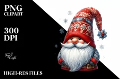 Detailed Christmas Gnome PNG Product Image 3