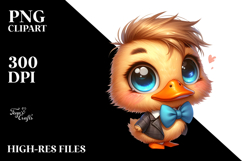 Bow Tie Duck, Soft PNG Product Image 2