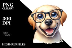 Laborador with es | Watercolor Clipart Product Image 1