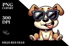 Silly Cartoon Dog PNG Product Image 2