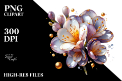 Abstract Freesia PNG Product Image 2