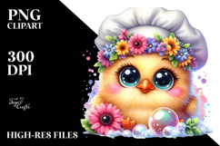 Baby Chicken Soap Bubble PNG Product Image 2
