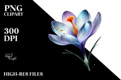 Cheerful Crocus Clipart Collection Product Image 3