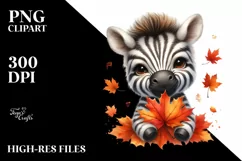 Funny Baby Zebra Art | Sublimation | Clipart Product Image 3