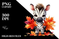 Cute Baby Zebra Drawing | Sublimation | Clipart Product Image 1