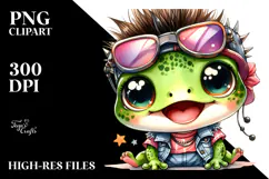 Baby Frog Punk Look PNG Product Image 2