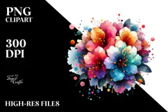 Colorful Glossy Rhododendron PNG Product Image 2