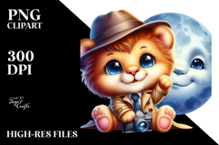 Cute Baby Lion PNG Product Image 2