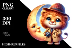 Cute Baby Lion PNG Product Image 2