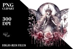 Washed Gothic Fairy | Clipart Product Image 3