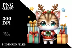 Cool Kitten with Cool Haircut PNG Product Image 3