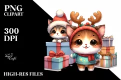 Cool Kitten with Cool Haircut PNG Product Image 1