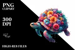 Colorful Baby Hummingbird | Sublimation | Clipart Product Image 3