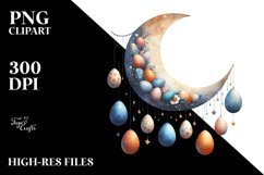 Half Moon with Eggs Hanging PNG Product Image 2