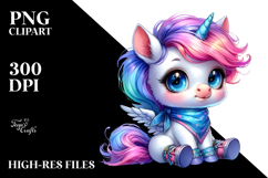 Cute Baby Unicorn PNG Product Image 2