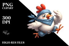 Cartoony Chicken PNG Product Image 2