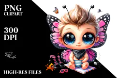 Baby Butterfly Beach Outfit PNG Product Image 2
